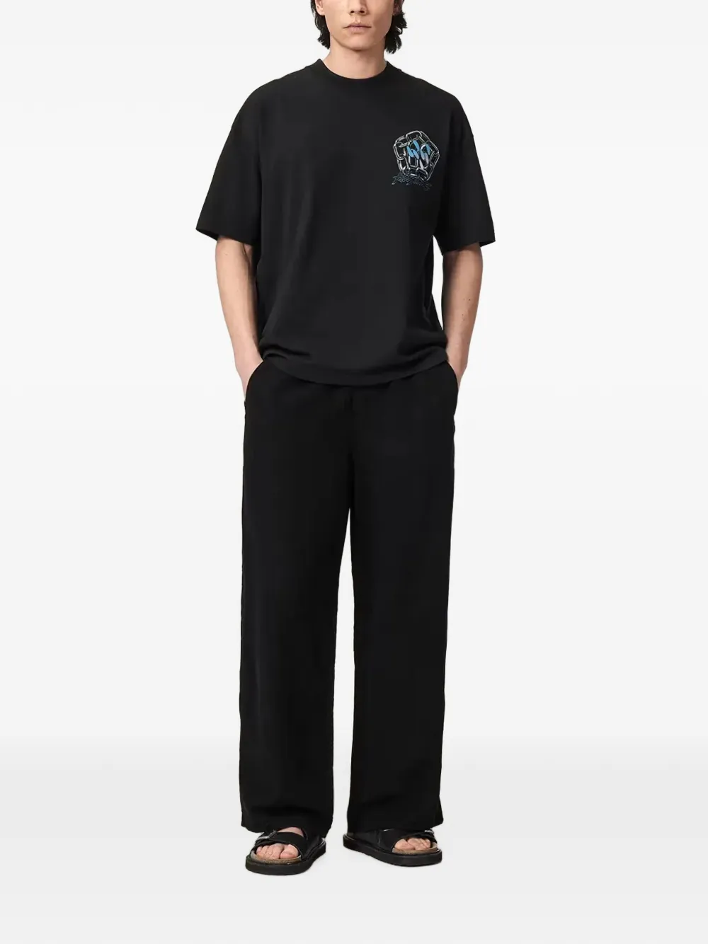 AllSaints Affix T-shirt Zwart
