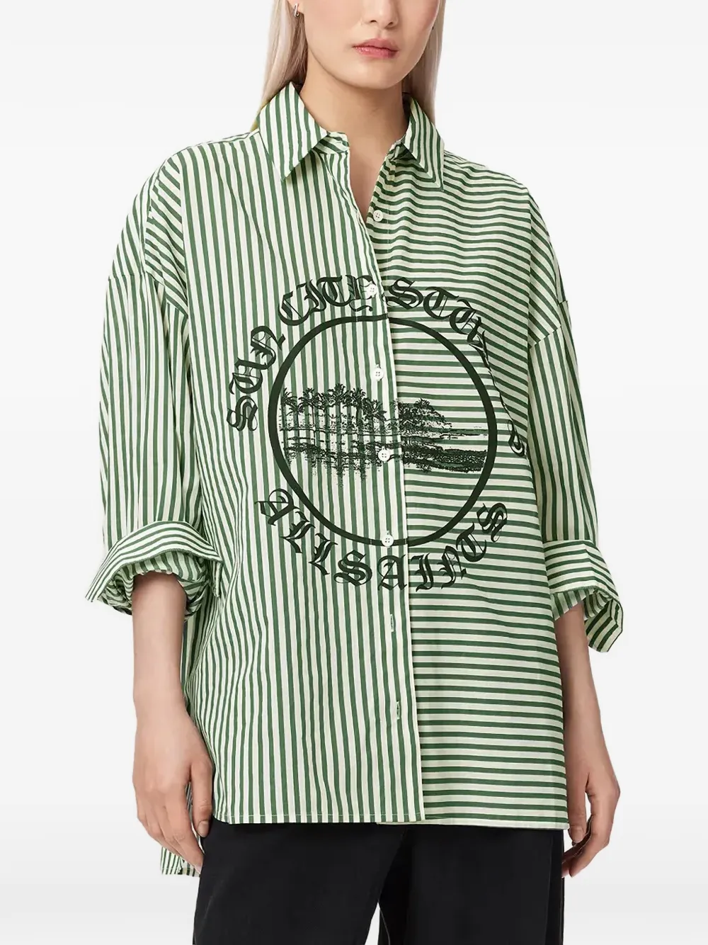 AllSaints Adrianne shirt - Grün