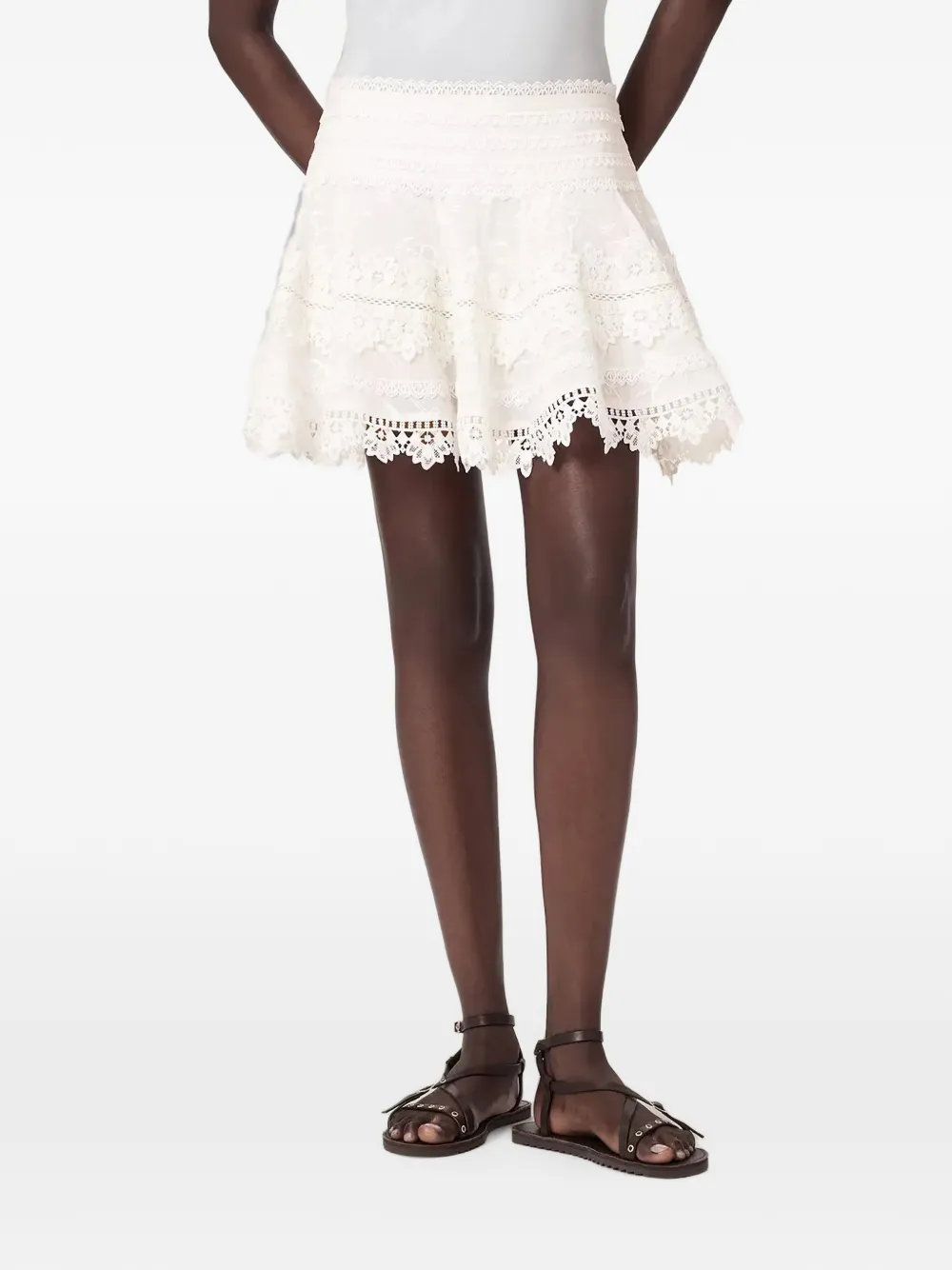 AllSaints Lillith A-line mini skirt - Weiß