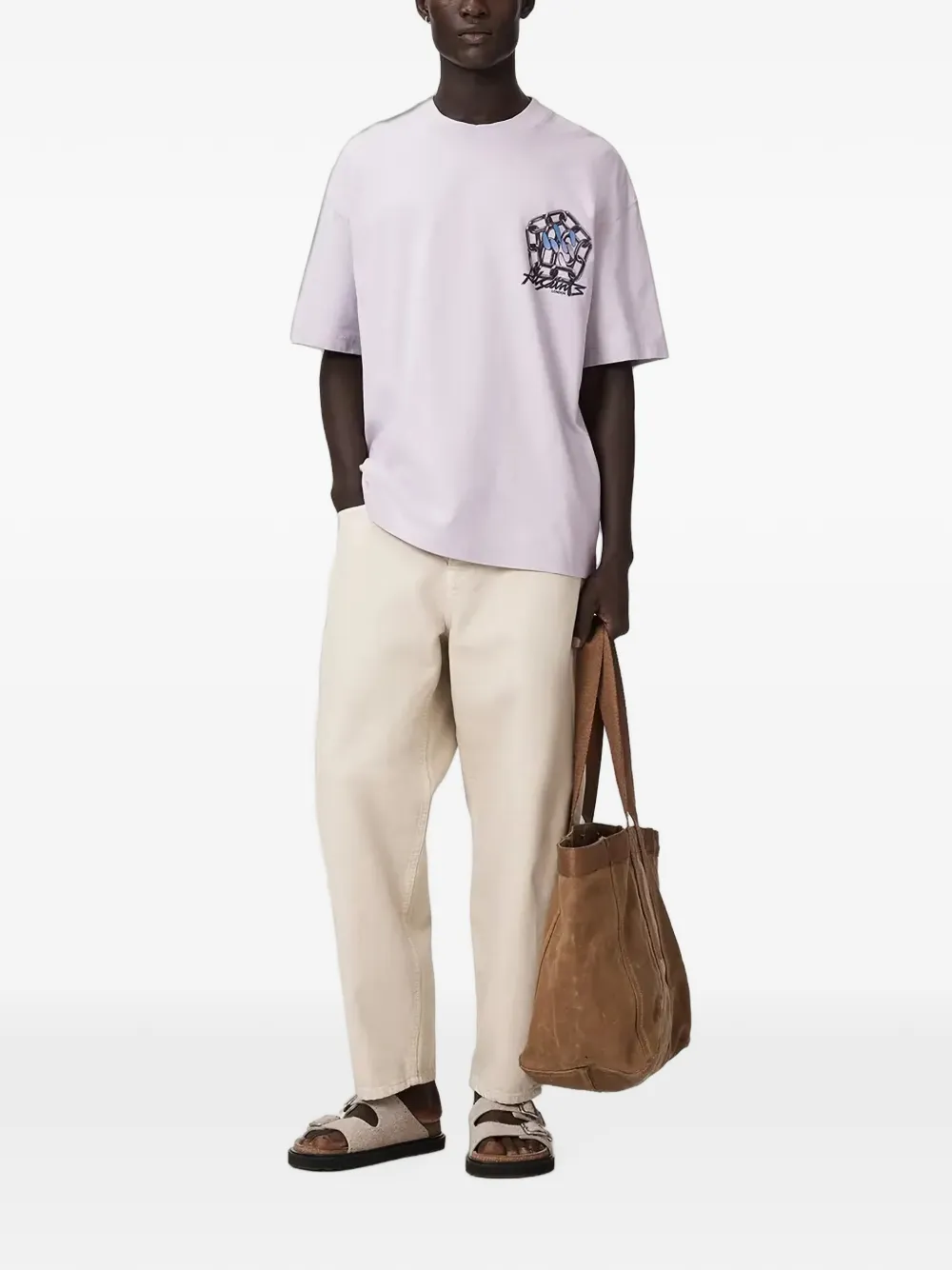 AllSaints Affix T-shirt Paars