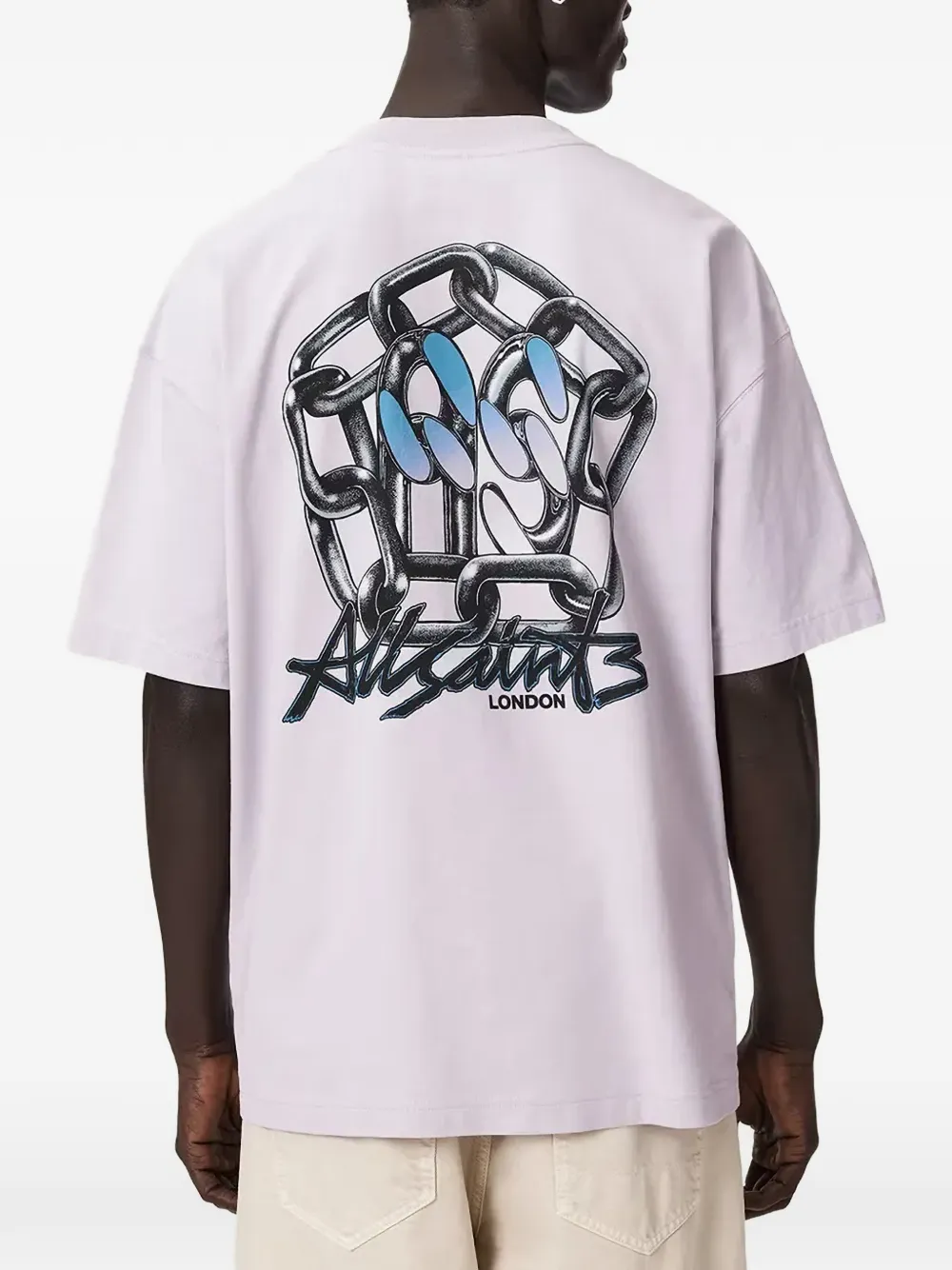 AllSaints Affix T-shirt Paars