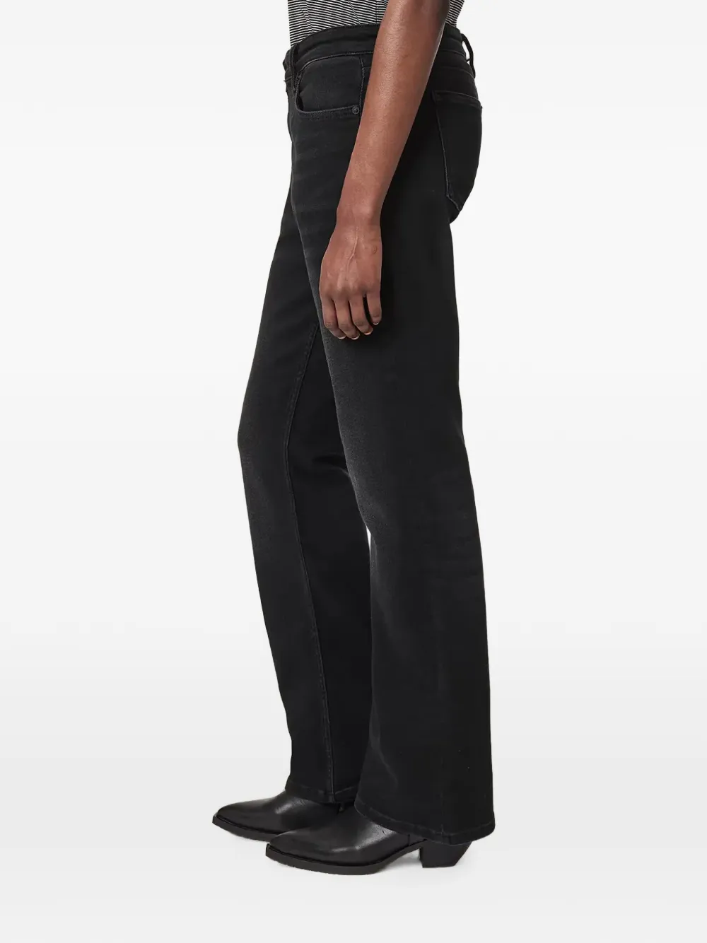 AllSaints Haldan bootcut jeans Zwart