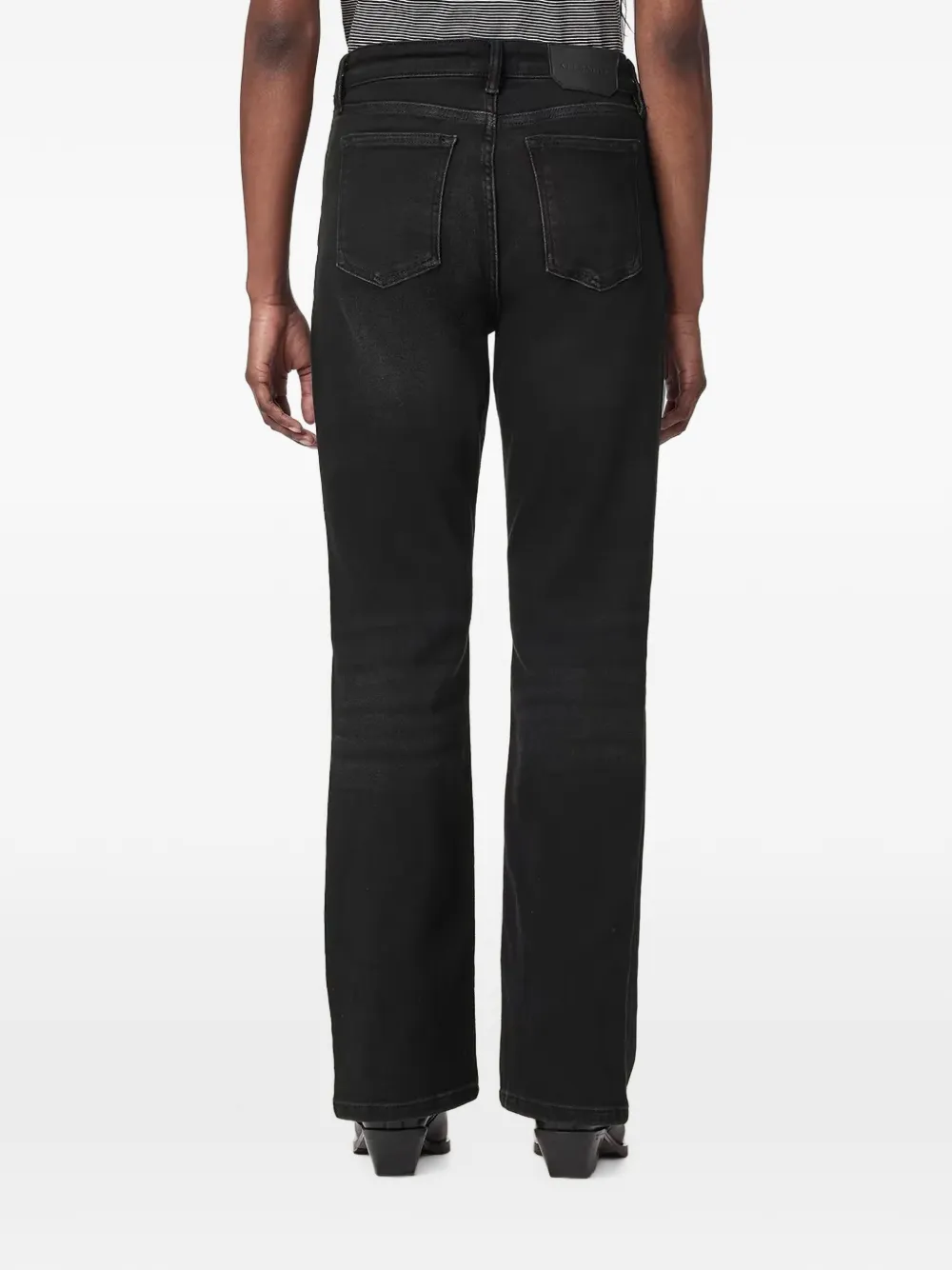 AllSaints Haldan bootcut jeans Zwart