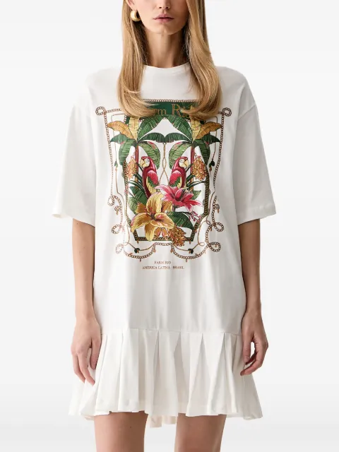 FARM Rio Tropical Royalty graphic-print mini dress