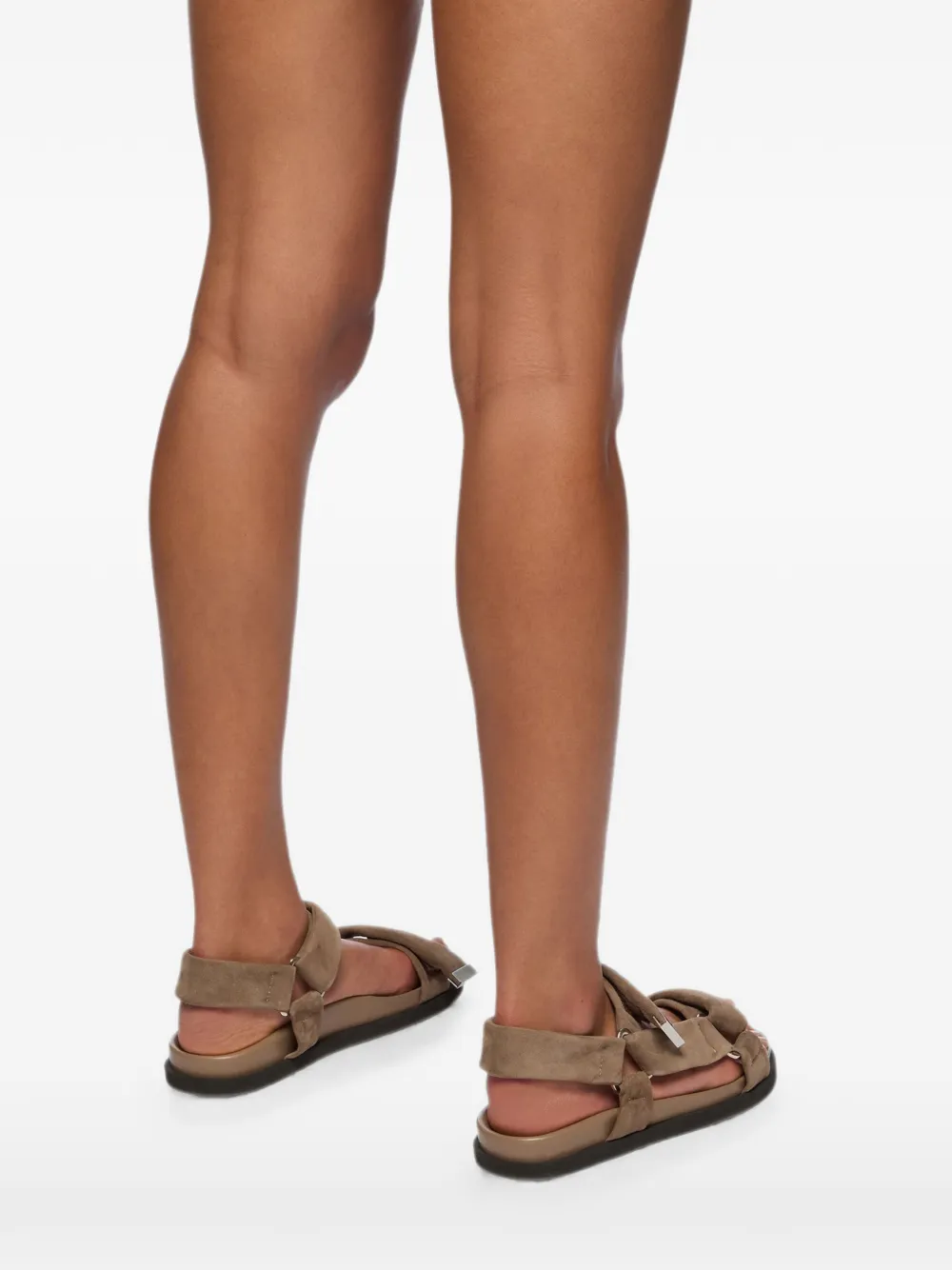 The Attico Salinas flatform sandals Grijs