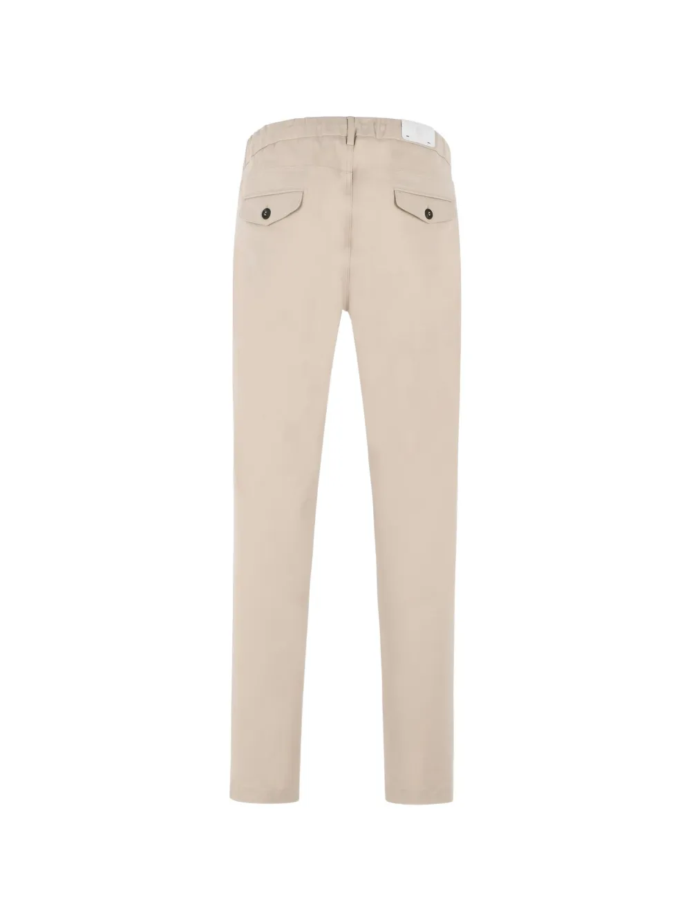 Eleventy Plooibroek met trekkoord Beige
