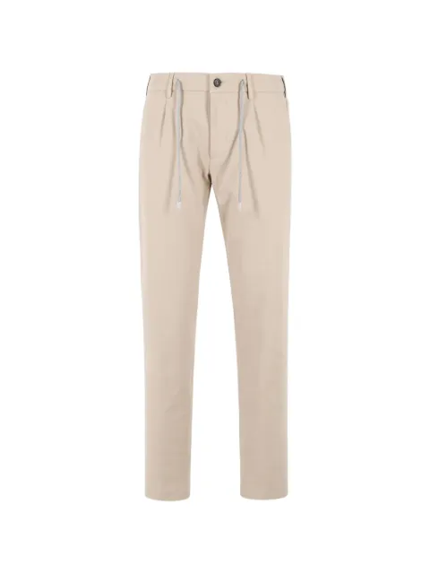 Eleventy drawstring pleated trousers