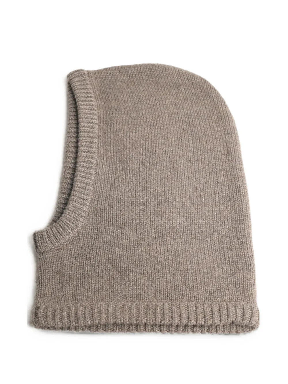 Lisa Yang Astri Knitted Balaclava Hat In Neutrals
