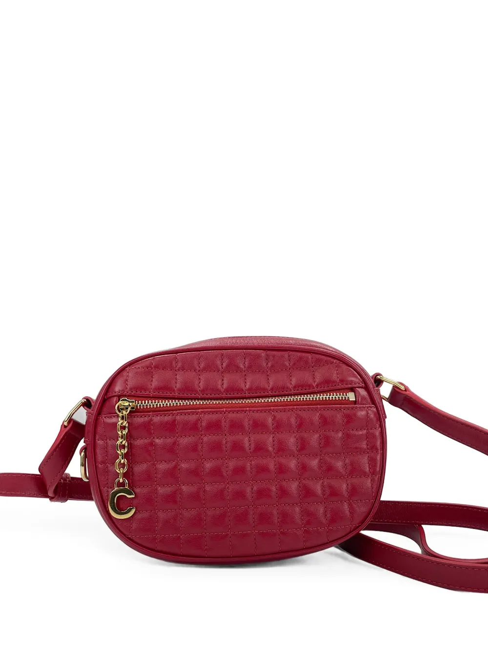 Celine Pre-Owned 2020s C Charm shoulder bag - Red