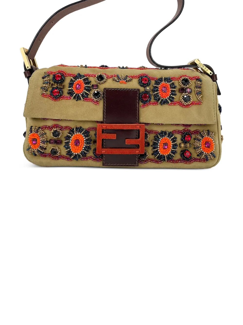 Fendi Pre-Owned 2010s Mamma Bucket Schultertasche - Nude