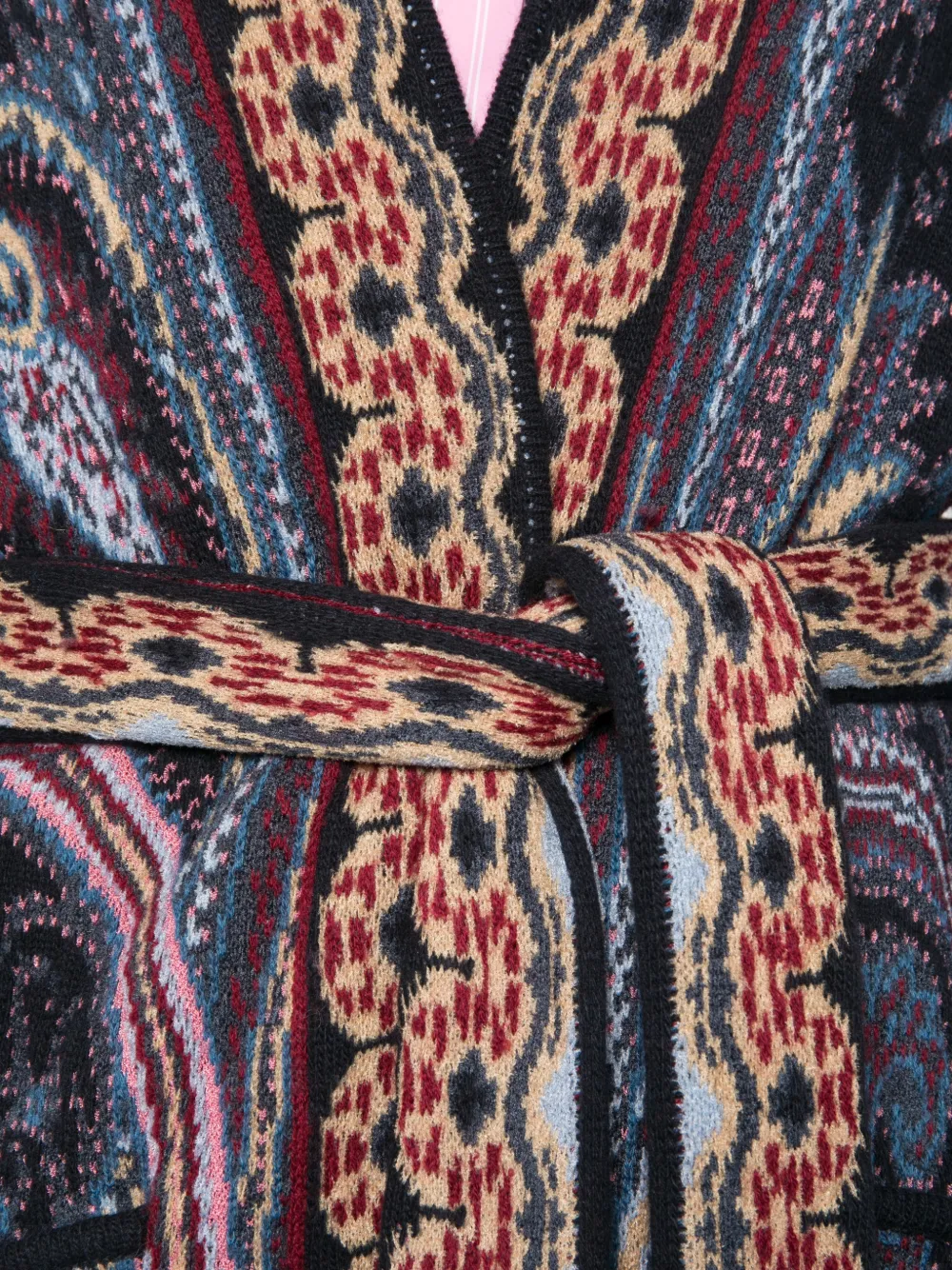 ETRO Vest met paisley-print Blauw