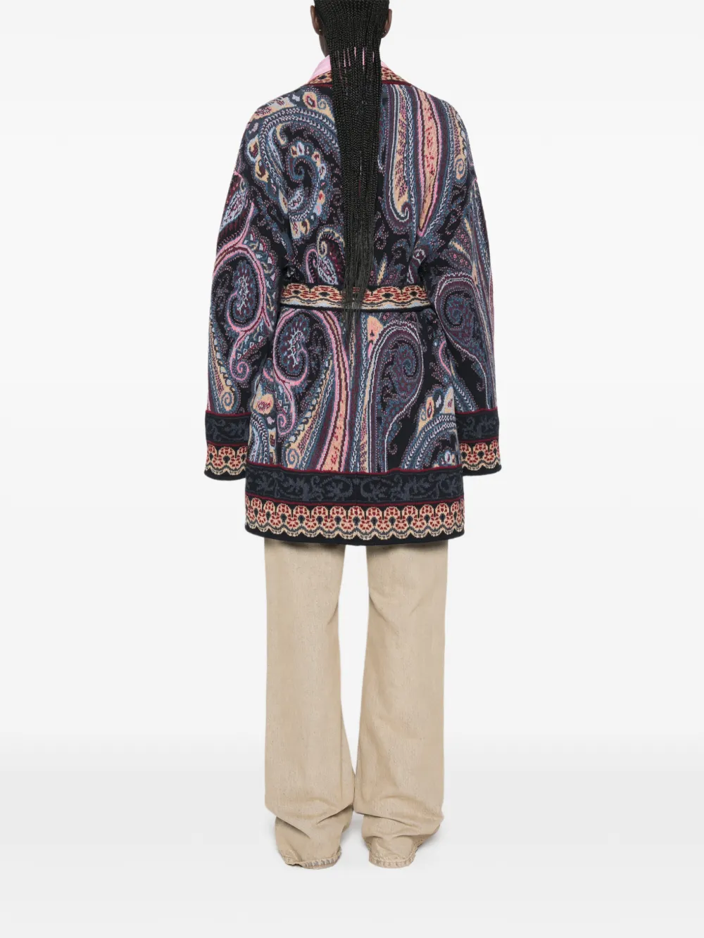 ETRO Vest met paisley-print Blauw