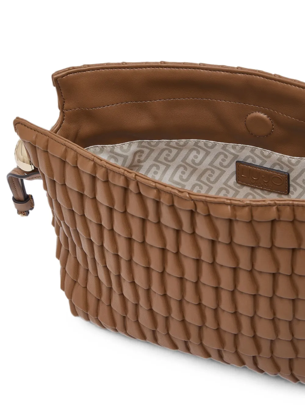 LIU JO Kleine Riccy tas met reliëf Bruin