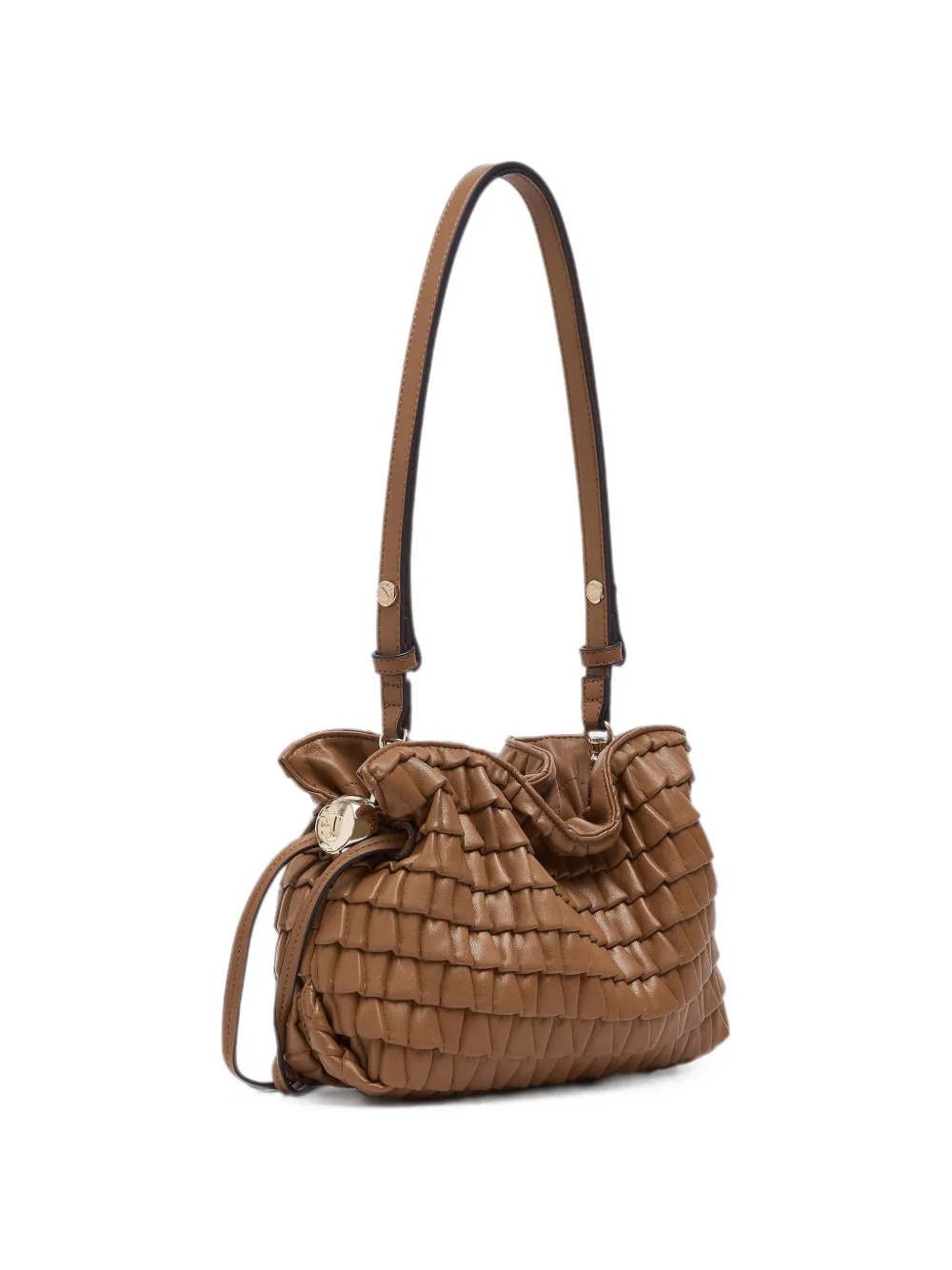 LIU JO Kleine Riccy tas met reliëf Bruin