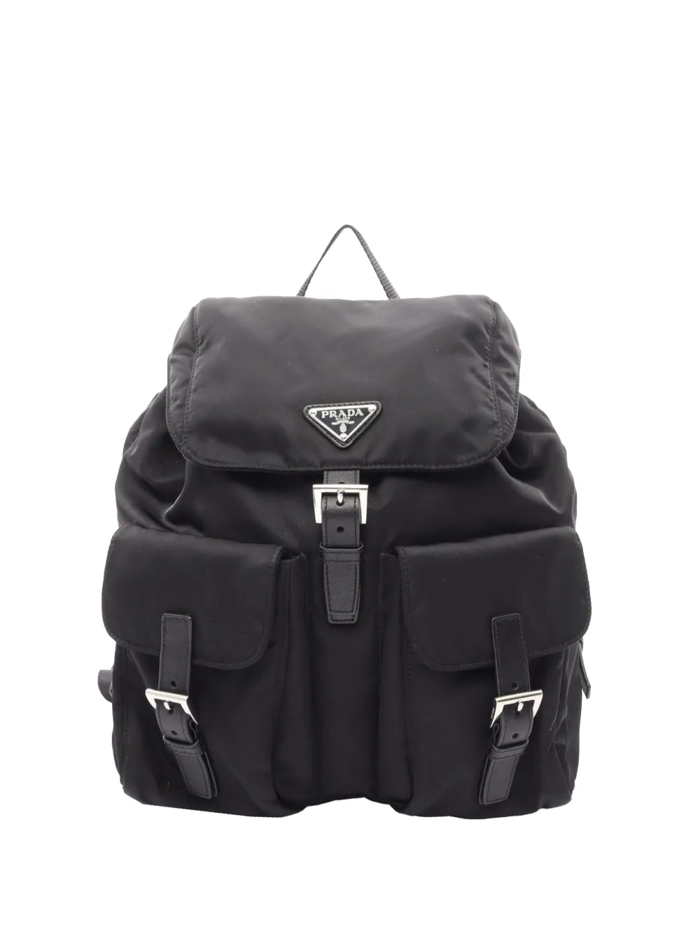 프라다 중고 2013-2026 Saffiano Trimmed Tessuto backpack 9E934LJQ4PGGDEVE