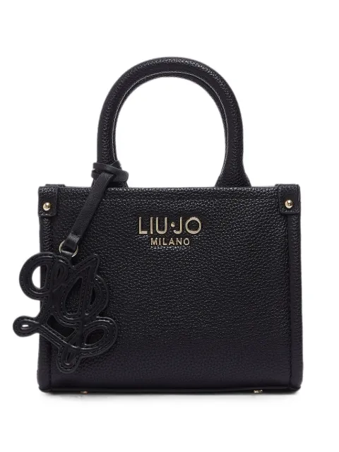 LIU JO bolsa de hombro mini con correa en jacquard