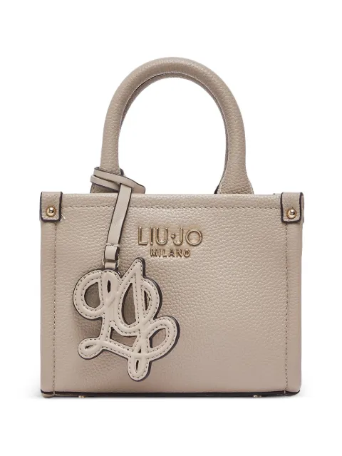 LIU JO mini bag with jacquard shoulder strap
