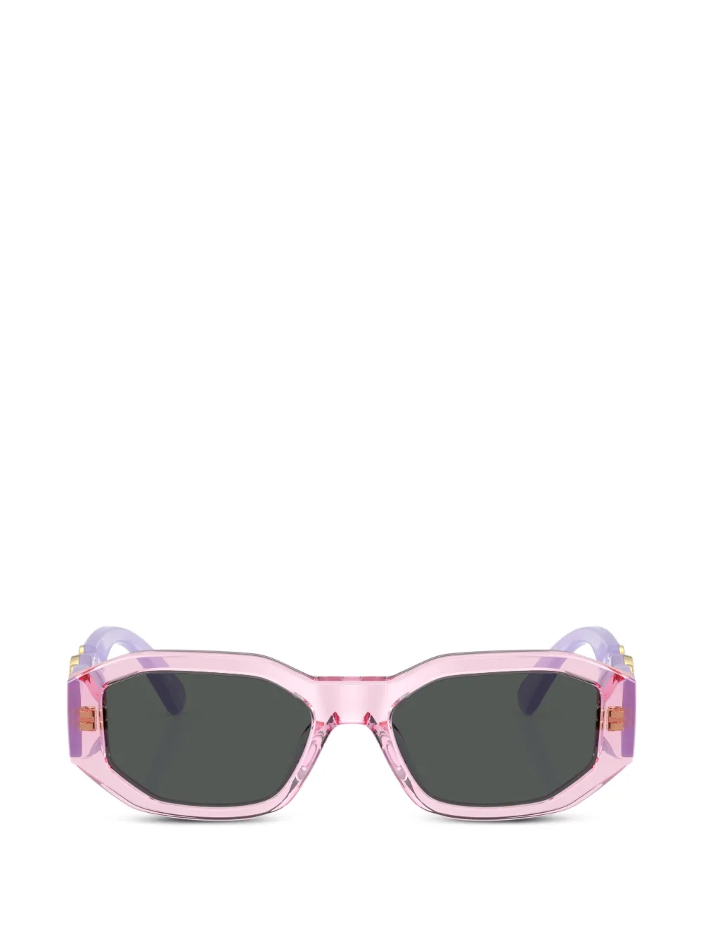 Versace Kids Medusa Biggie geometric-frame sunglasses - Rosa