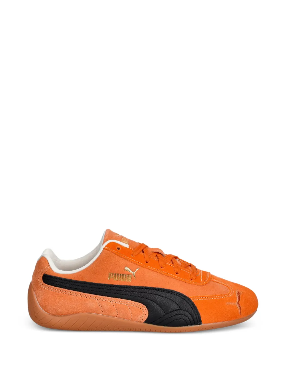 Puma Speedcat Panelled Sneakers In Orange