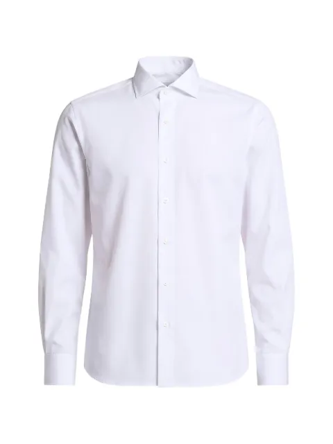 Peserico spread-collar long-sleeve shirt