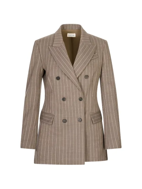 P.A.R.O.S.H. blazer croisé à fines rayures