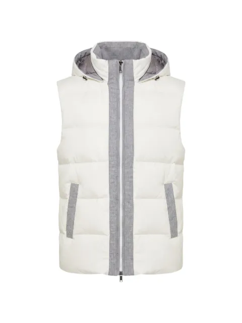 Peserico quilted hooded gilet