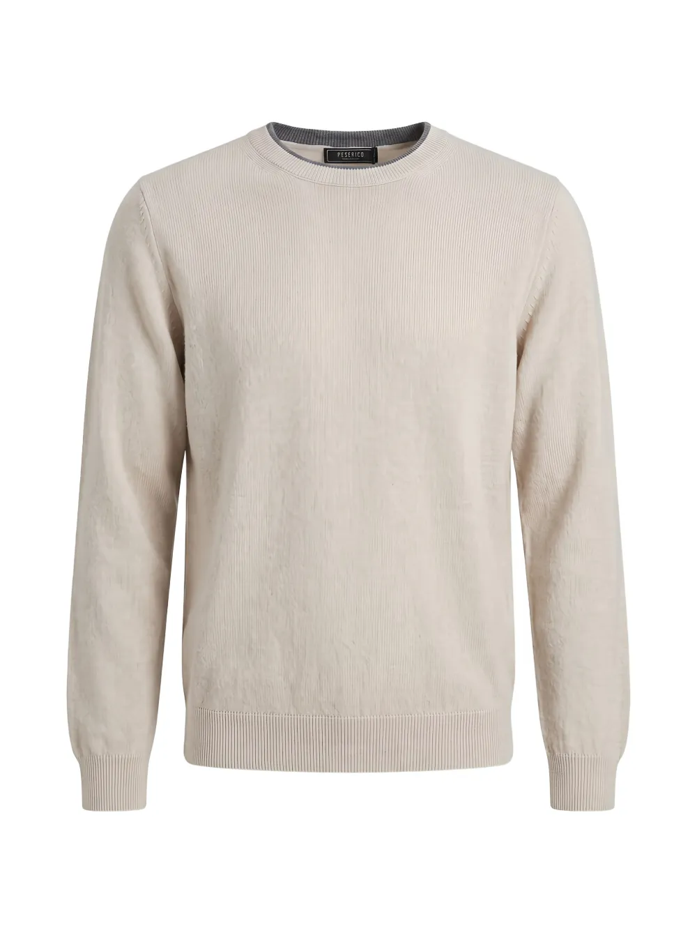 Peserico crew-neck sweater Beige