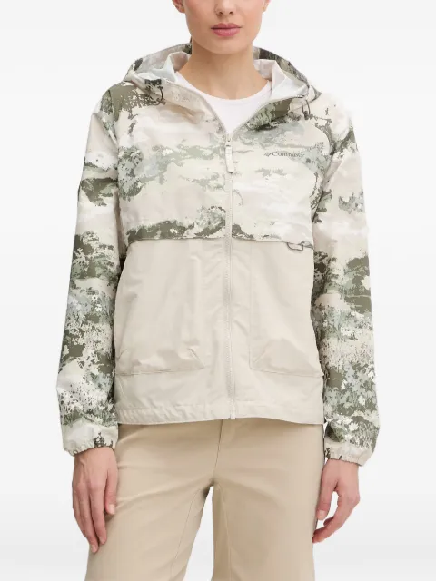 Columbia Spire Valley abstract-print hooded jacket