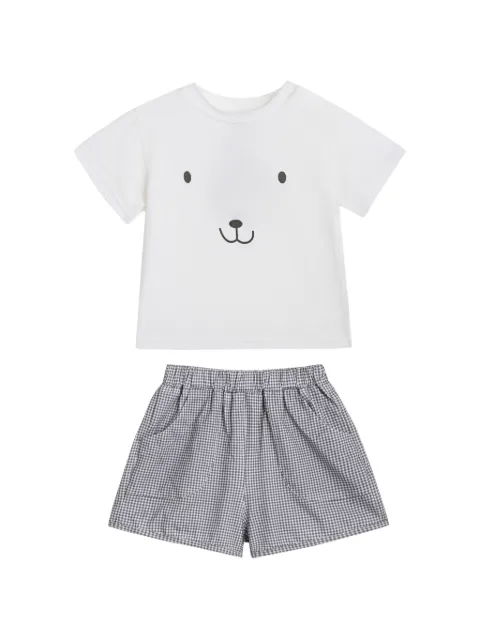 andBlue set de bermudas a cuadros gingham