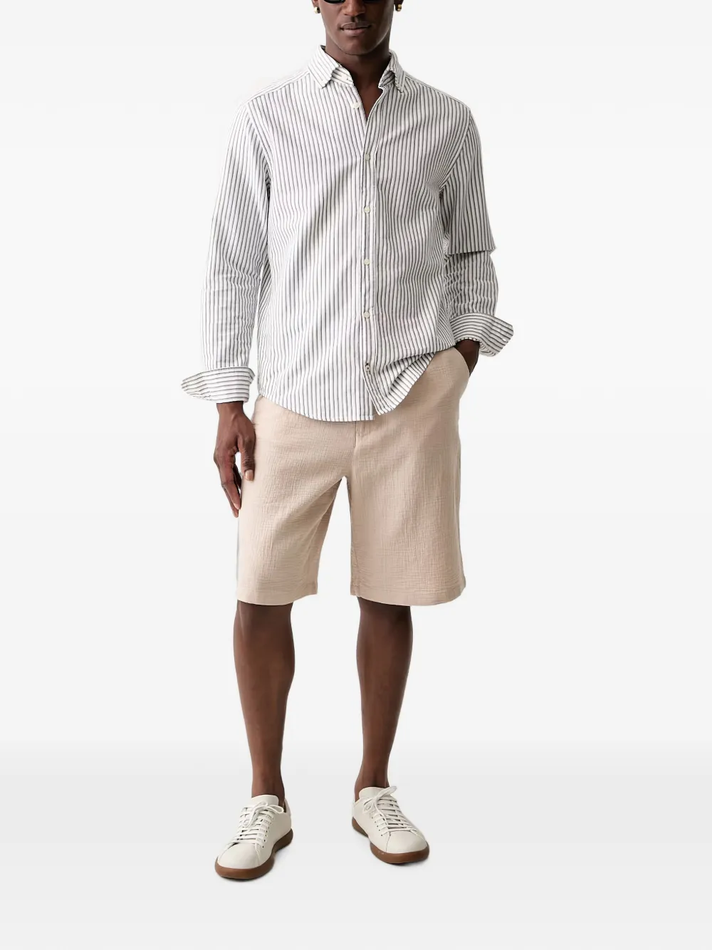 AllSaints Taiko bermuda shorts Beige