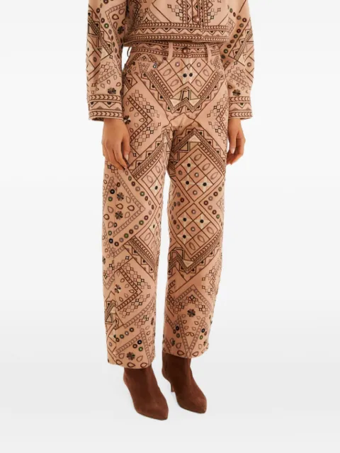 FARM Rio Cosmopolitan slim trousers
