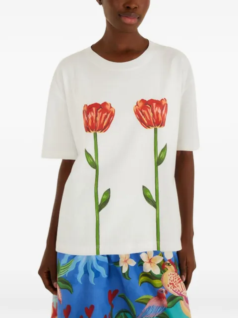 FARM Rio tullip-print T-shirt