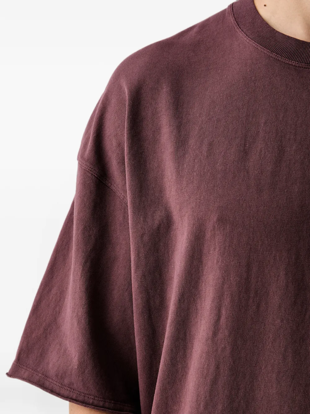 American Vintage Afoma katoenen T-shirt Rood