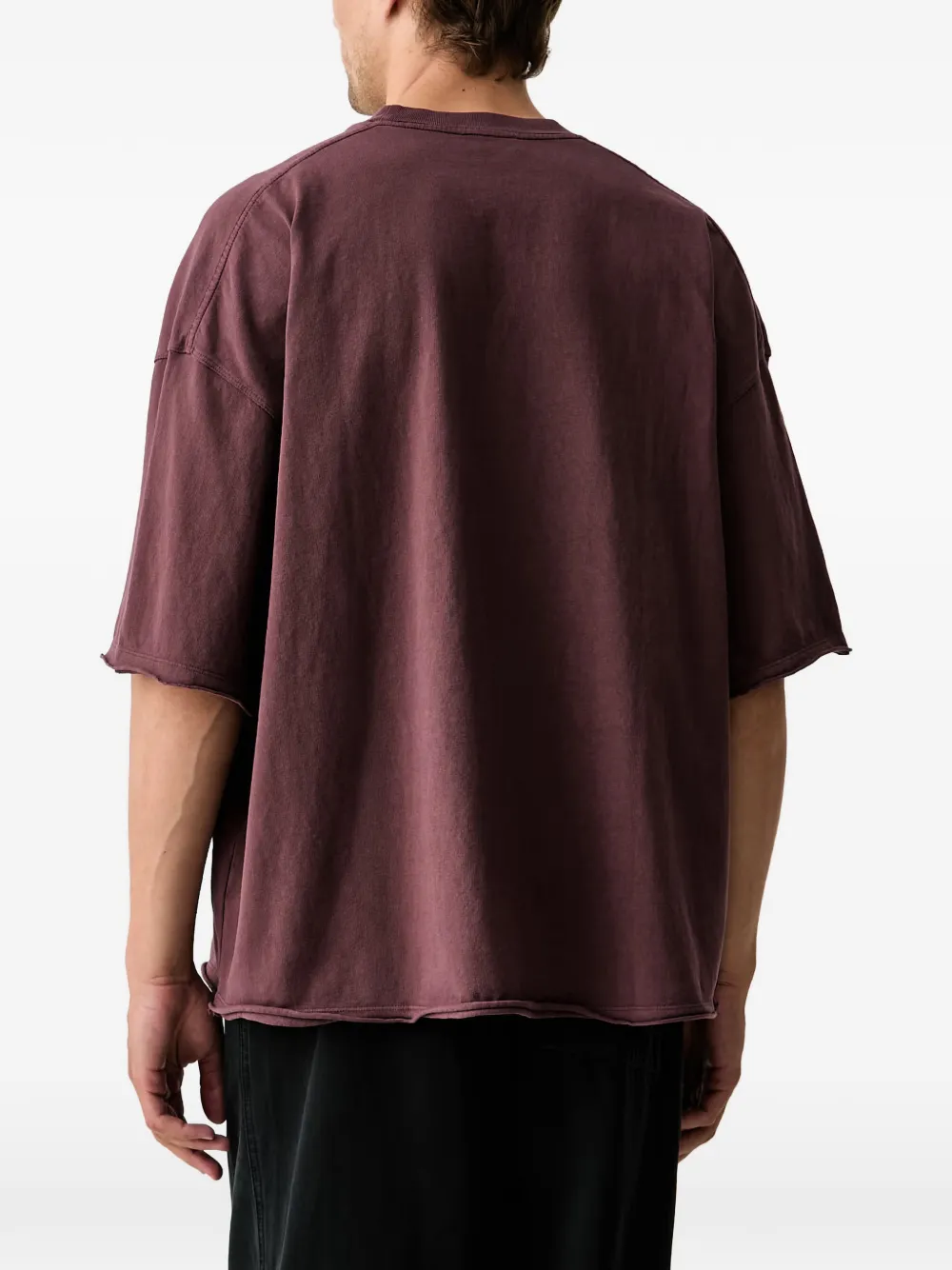 American Vintage Afoma katoenen T-shirt Rood
