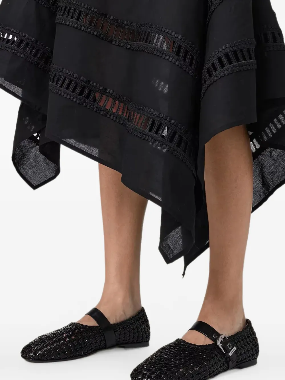 AllSaints Sabine ballet flats Zwart