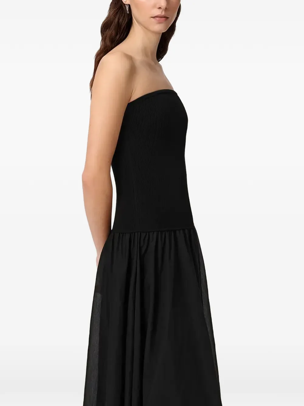 AllSaints Tegan midi-jurk Zwart
