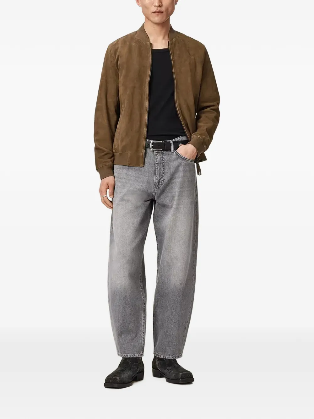 AllSaints Morten bomberjack Bruin