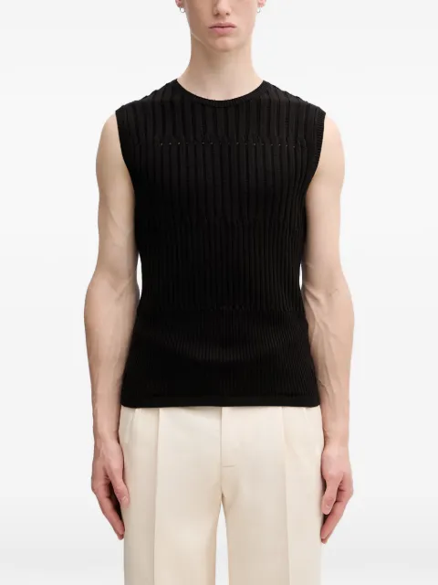 Andersson Bell ribbed-knit sleeveless sweater
