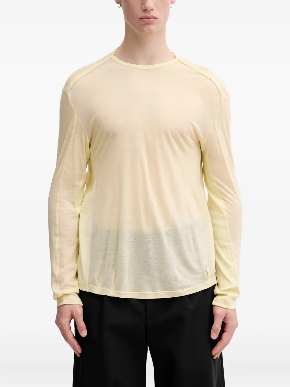 Andersson Bell Brad T-shirt met gelaagd effect Bruin