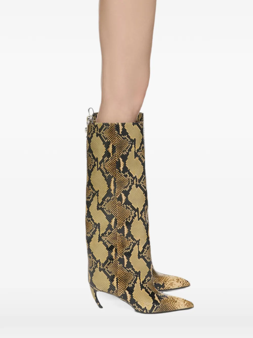 The Attico Lea boots Beige