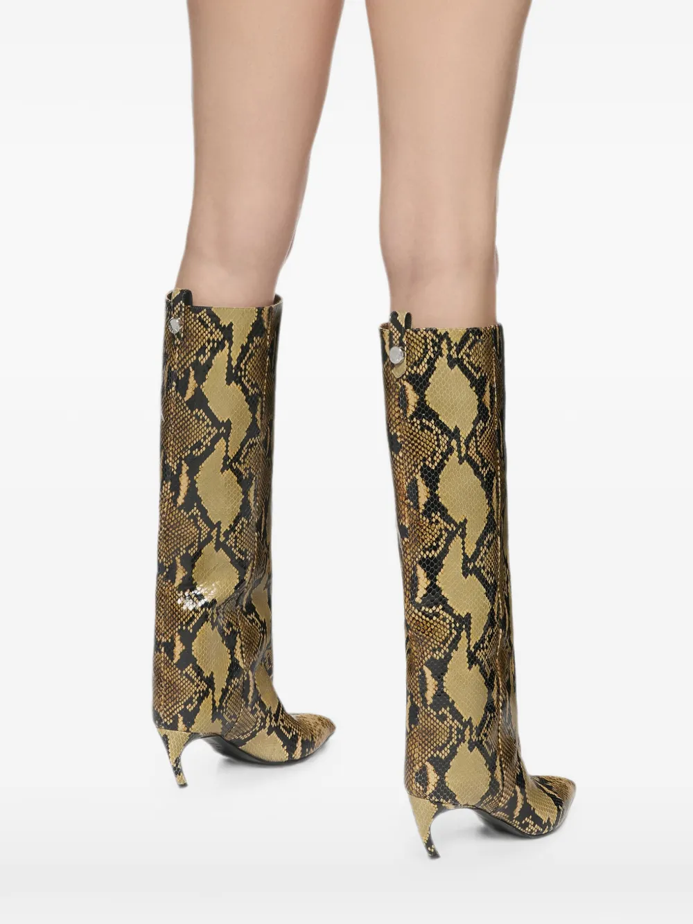 The Attico Lea boots Beige