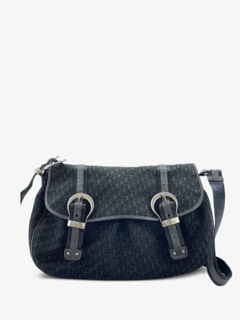 Christian Dior Pre-Owned 2000s Diorissimo buckle messenger bag
