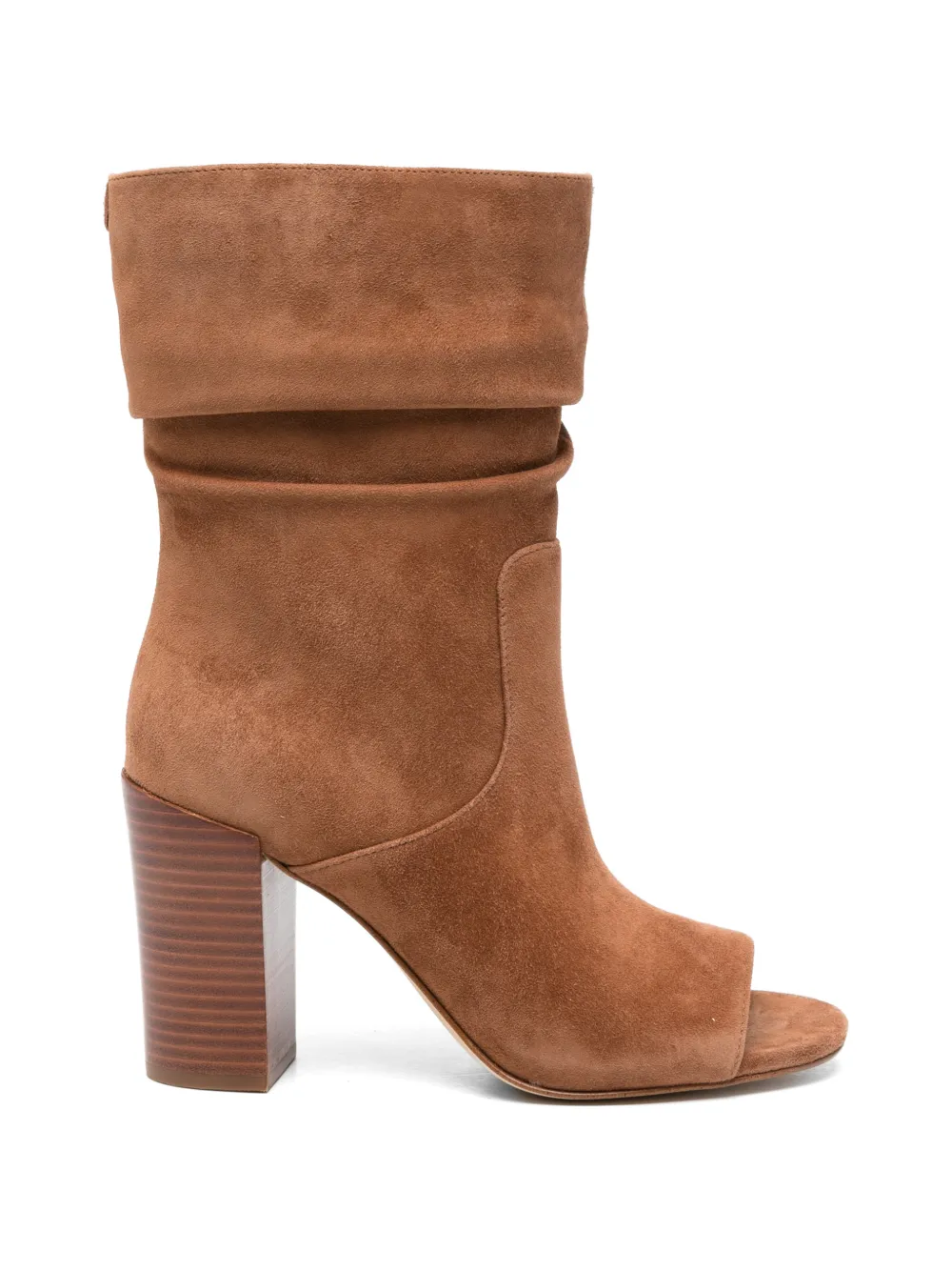 Michael Kors Shayna slouchy open-toe ankle boots Bruin