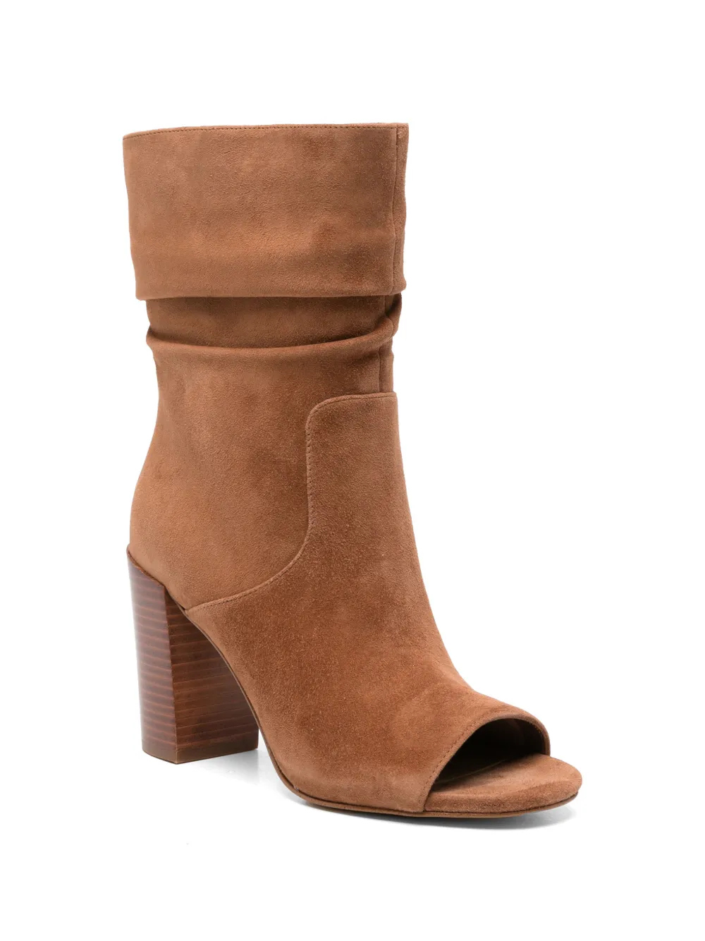 Michael Kors Shayna slouchy open-toe ankle boots Bruin