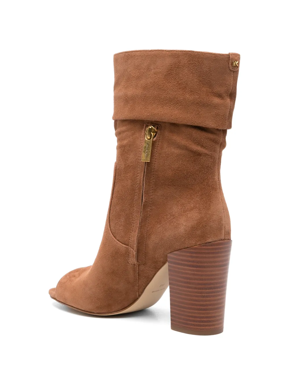 Michael Kors Shayna slouchy open-toe ankle boots Bruin