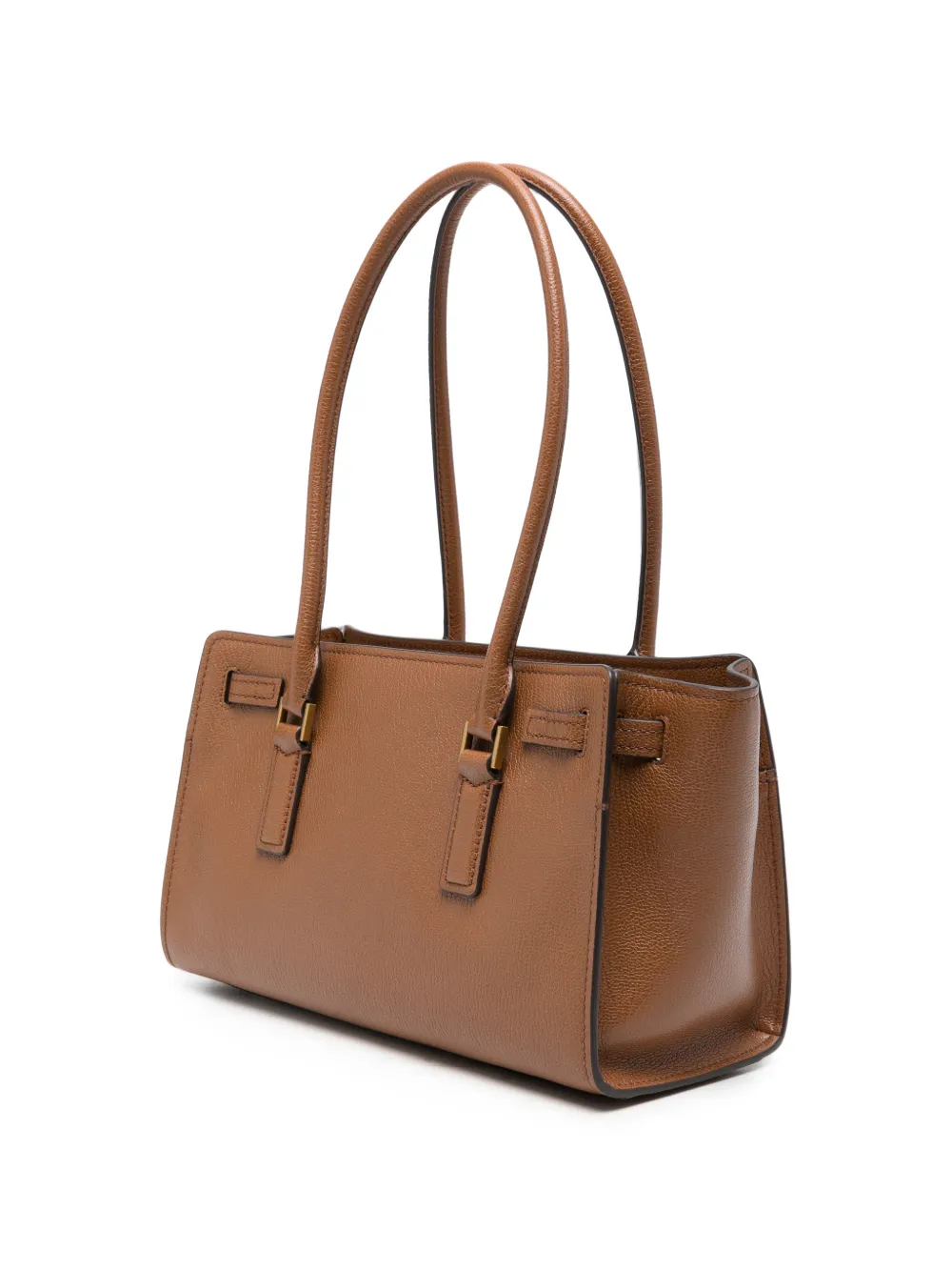 Michael Kors stud-embellished leather shoulder bag Bruin