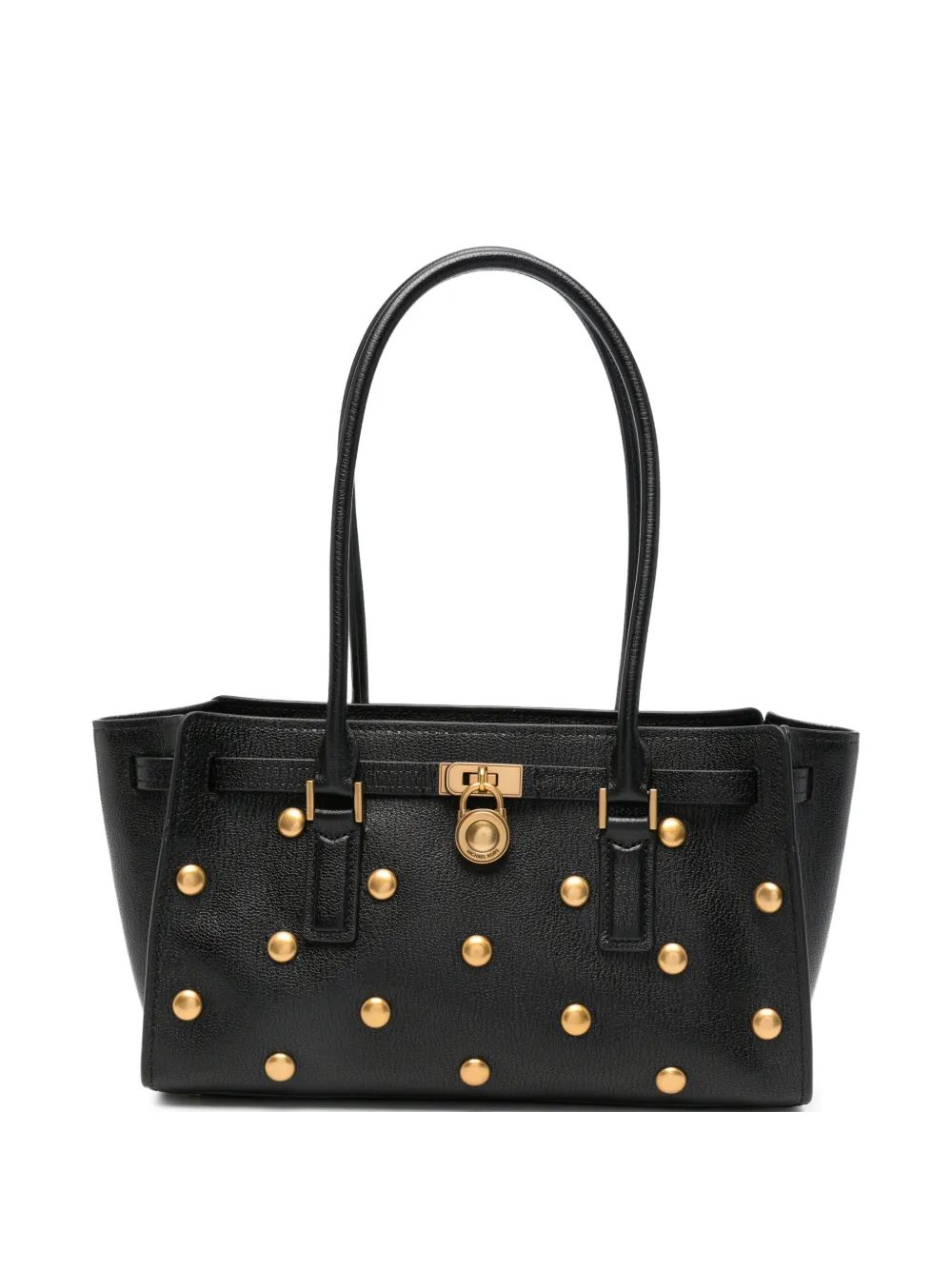 Michael Kors stud-embellished leather shoulder bag Bruin