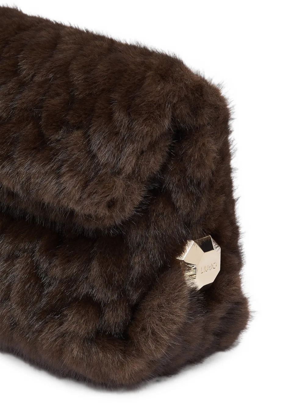 LIU JO Riccy bag in faux fur Bruin