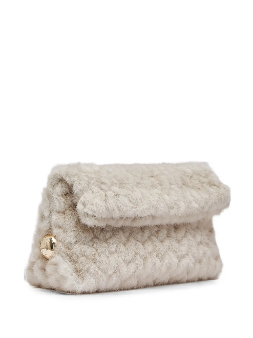 LIU JO Riccy bag in faux fur - Toni neutri