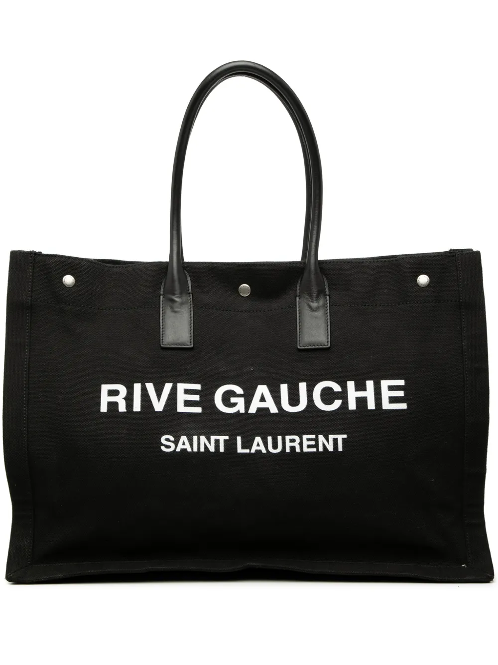 Saint Laurent Pre-Owned 2020 Large Canvas Rive Gauche tote bag - Schwarz